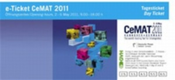 Kostenlose Eintrittskarten zur CeMAT 2011